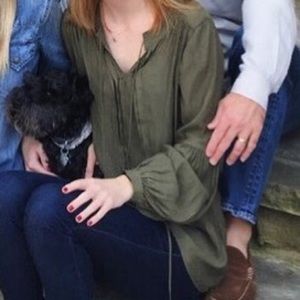 Nordstrom: Beautiful Green Blouse